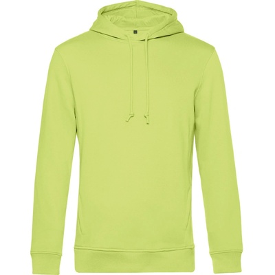 B&C mikina Inspire Hooded s kapucí pánská COT01U33B12200-lime