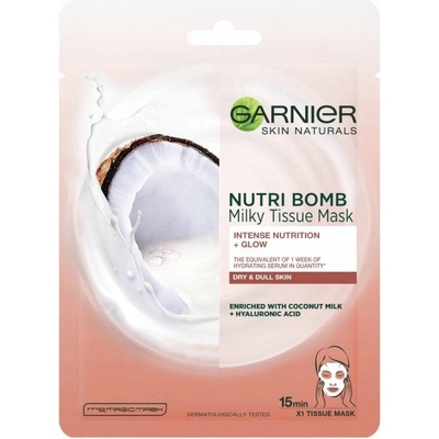 Garnier Skin Naturals Nutri Bomb plátienková maska 32 g
