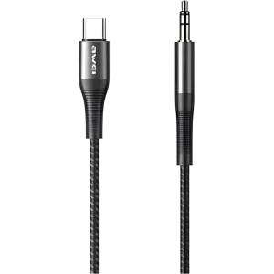 Awei Адаптер AWEI CL-116T USB-C/Jack 3.5, сив (Awe000097)