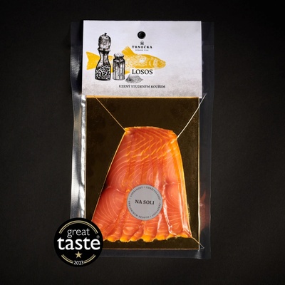 Trnečka Smoked Fish Losos uzený studeným kouřem Na Soli -in. 100g – Zboží Dáma