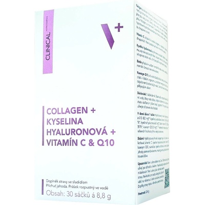 Clinical Liposomal Kyselina Hyalurónová Kolagén Vitamín C & Q10 30 vrecúšek