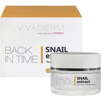 Vivaco Vivaderm Snail extract Rozjasňující hydratační krém 50 ml