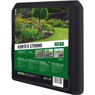 Nohel Garden Kontex Strong Netkaná mulčovací 0,8 x 15 m 80 g / m² černá – Zboží Dáma