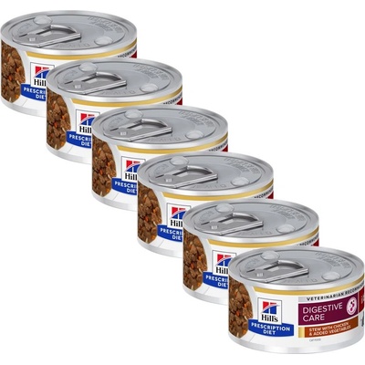 Hill's Hill s Prescription Diet i/d Stew Грижа за храносмилането консерви за котки 6 x 82 г