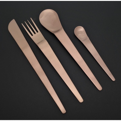 Herdmar Комплект прибори за хранене inga - 24 части - шоколад/мат (106-3024-0517-100-0003)