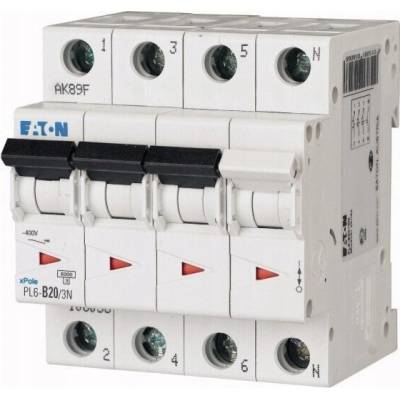 Eaton 3P+ND 20A 6kA AC PL6-D20/3N 165038