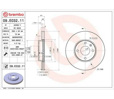 BREMBO 09.E032.11