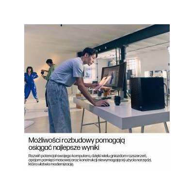 HP EliteDesk 8 Tower G1i AI Intel Core Ultra 5 235 16 GB DDR5-SDRAM 512 GB SSD Windows 11 Pro PC AI PC Black