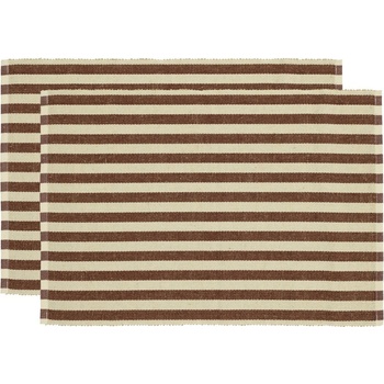 Södahl Подложки за хранене в комплект от 2 бр. със смес от юта 33x48 cm Statement Stripe - Södahl (33104)