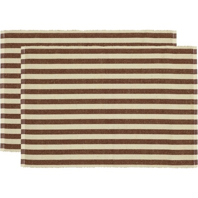 Södahl Подложки за хранене в комплект от 2 бр. със смес от юта 33x48 cm Statement Stripe - Södahl (33104)