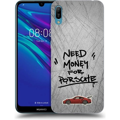 Picasee silikonový průhledný obal pro Huawei Y6 2019 - Grey Drift
