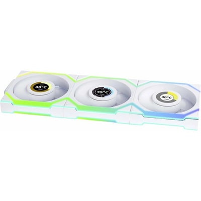 Lian Li UNI FAN SL Wireless LCD 120 Reverse Blade White 3 ks 12RSLLCD1W3W