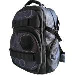 PIXIE CREW Ученическа раница, черна, Hexa, 100 пиксела микс (PXB-38-34)