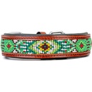 Kay-line kožený obojok Aztec