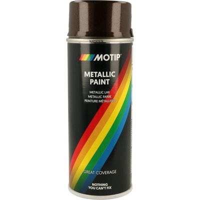 MOTIP Metalická barva 400 ml hnědá