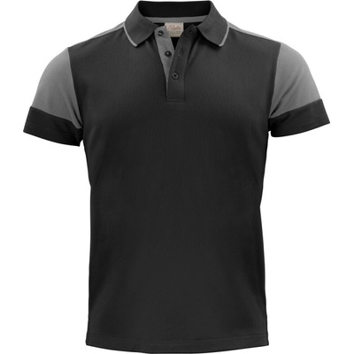Prime Polo Men krátký rukáv pánská COT61502480701-black/anthr