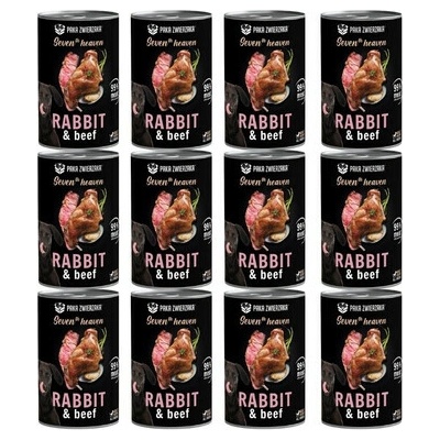 Paka Zwierzaka Seventh Heaven Králik a hovädzie 12 x 400 g