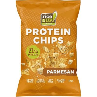 Rice Up Bezlepkový proteinový chips s parmazánem 60 g