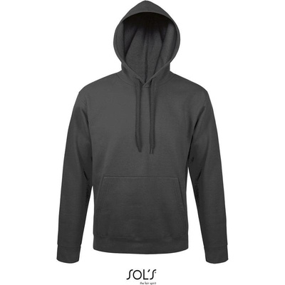 Sol's Snake Unisex mikina s kapuc. sivá dark