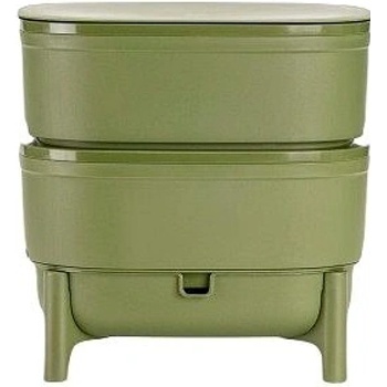 Vermikompostér Plastia tmavě zelený