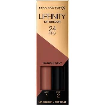 MAX Factor Lipfinity 24HRS Lip Colour течно червило 4.2 g нюанс 190 Indulgent