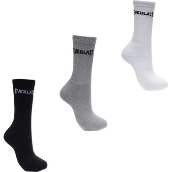 Image 1 of Everlast Мъжки чорапи Everlast 3 Pack Crew Socks Mens - Blk/Gry/Whi