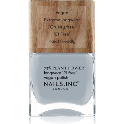 Nails Inc. Plant Power dlhotrvajúci lak na nechty odtieň Fresh Air Don't Care 14 ml