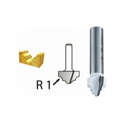 Profilová fréza stopka 12mm, 31,8x19x57mm, Makita D-48234