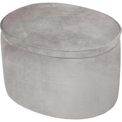 Roba Светлосиво кадифено бебешко пуфче Lil Sofa - Roba (450140GA)