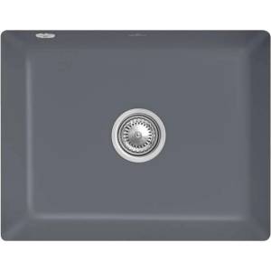 Villeroy & Boch Subway 60 - Керамична мивка 55х44 см, CeramicPlus, графит 331001i4 (331001i4) Мивка за вграждане