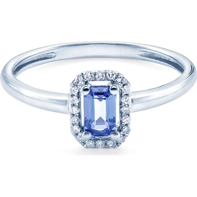 SAVICKI Годежен пръстен savicki: бяло злато, танзанит