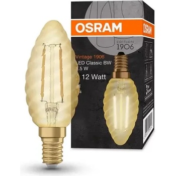 Image 1 of OSRAM Led ЛАМПА vintage 1906 led cl bw fil gold 13/1, 4w/825 e14 ledvance (ledvance 4099854091513)