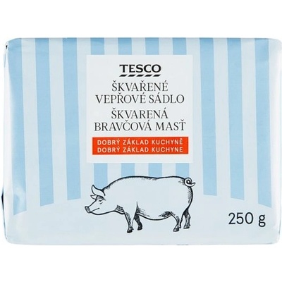 Tesco Škvarená bravčová masť 250 g