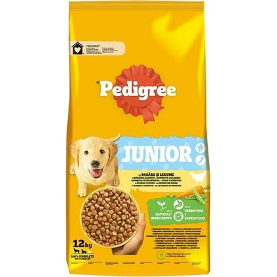 Pedigree Junior s drůbežím masem a zeleninou 12 kg