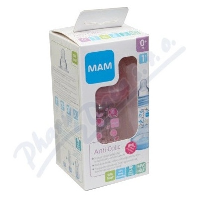 MAM láhev Anti Colic růžová 160ml – Zboží Mobilmania