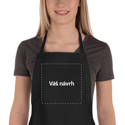 Sablio Kuchyňská zástěra s vlastním potiskem – Zboží Dáma