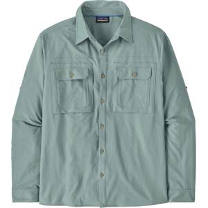 Patagonia Мъжка риза с копчета Patagonia L/S Self Guided Sun Shirt - Blue Sage - размер XXL (033-2438-0315)