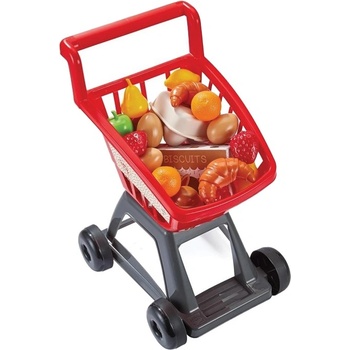 Ecoiffier Игрален комплект Ecoiffier - Пазарска количка с продукти (7900001205)