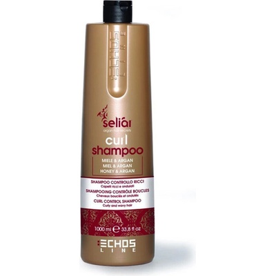 Echosline Шампоан за къдрава коса с мед и арганово масло ECHOSLINE Seliar Curl Shampoo 1000ml