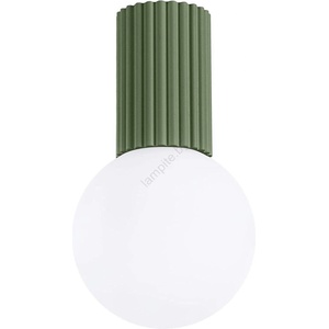 Sollux SL. 1723 - Плафон за баня HALO 1xG9/8W/230V IP44 зелен (SLX1436)