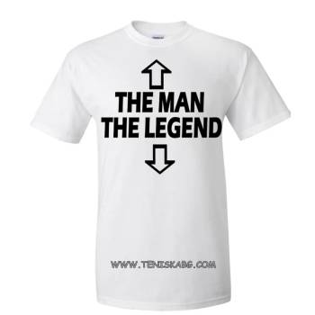 Image 1 of Fruit of the Loom Тениска с надпис - The man the legend