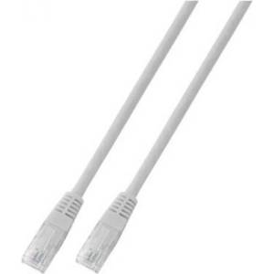  Неекранирана пач корда категория 5е U-UTP, Cat. 5e, PVC, бяла : Дължина - 3м (K8092.3)