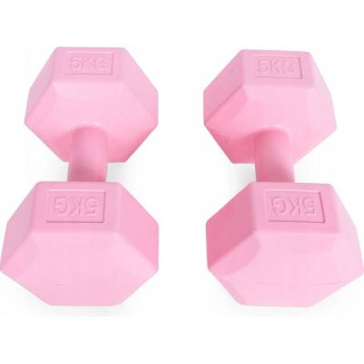 ModernHome Činky potažené pogumované 2 x 5 kg