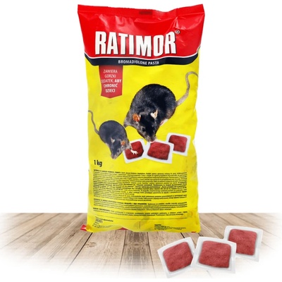 UNICHEM Ratimor mäkká návnada bromadiolon 1 kg