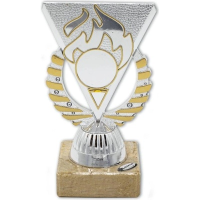 6100 Trofej stříbrno zlatá