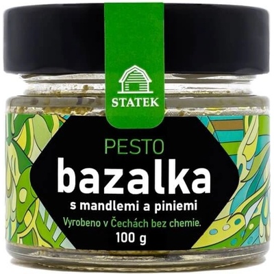 Hradecké delikatesy Pesto bazalka s mandlemi a piniemi 100 g