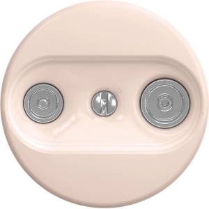 Reblig - Retro абонатна розетка TV+R (крайна) без рамка старо-розова (RG0122)