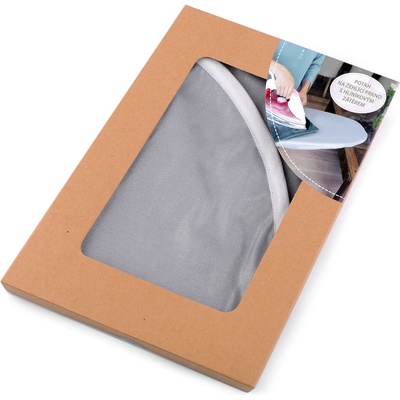 Potah na žehlicí prkno s hliníkovým zátěrem Varianta: 1 (135x52cm) šedá, Balení: 1 ks – Hledejceny.cz