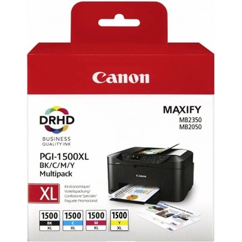 Canon Multi Pack PGI-1500XL BK/C/M/Y оригинални мастилени к (oci pgi1500xlcmyb-pack 14750)