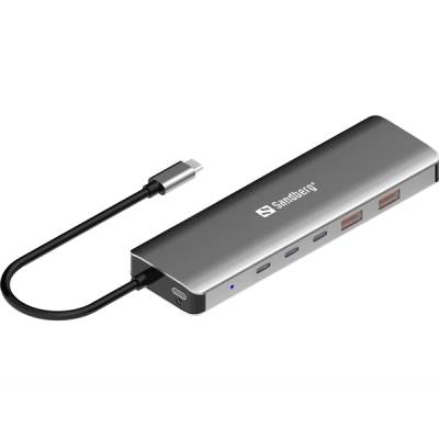 Sandberg USB-C към 5xUSB-C+2xUSB-A 100W 136-79 (136-79)